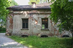 Мюнхен. Задний фасад Магдалененклаузе в Нимфенбурге