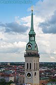 Мюнхен. Башня с часами церкви святого Петра