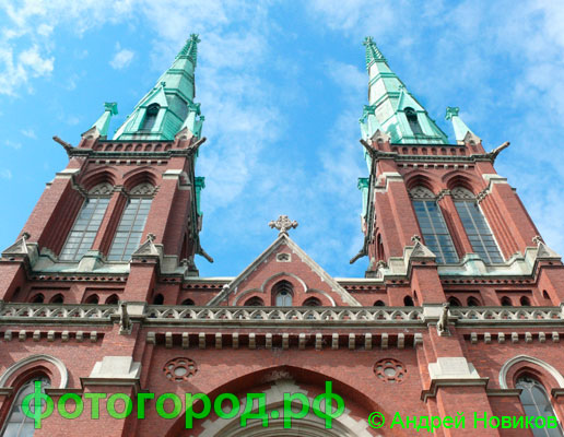 Шпили Лютеранской церкви Святого Иоанна