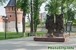Города Тула. Памятник сотрудникам госбезопасности