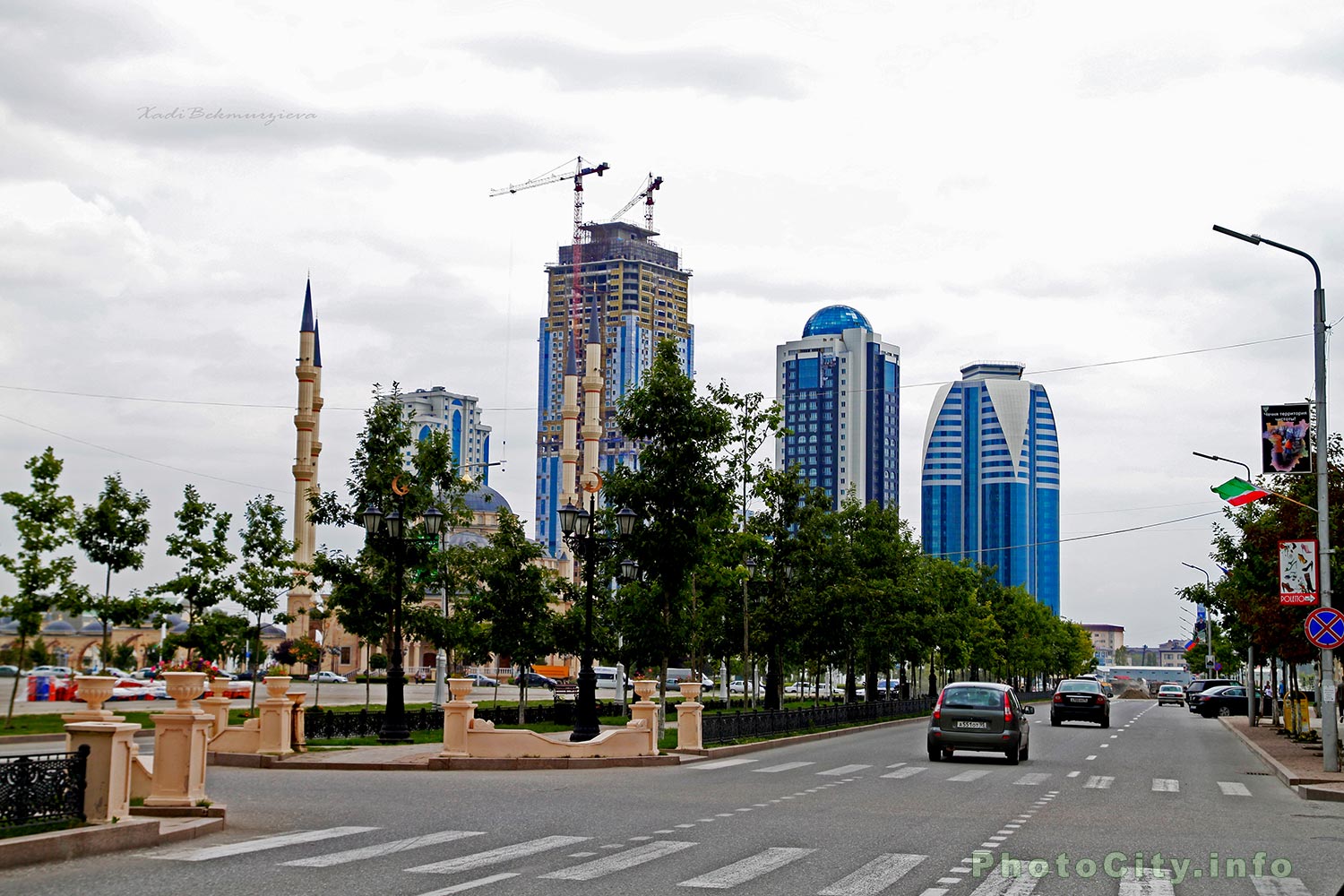 Город Грозный. Деловой центр Грозный-сити